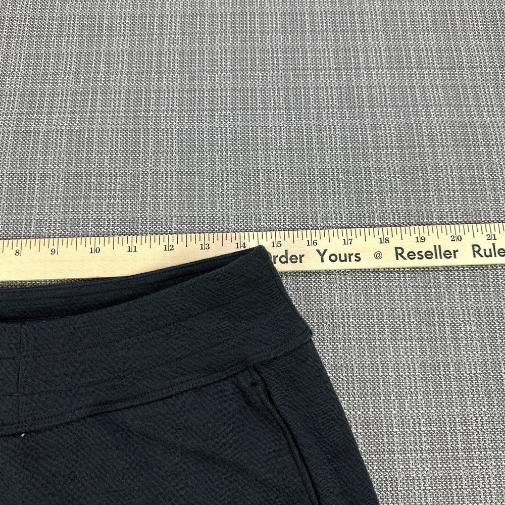 Prana Joggers Womens Large‎ Pull On Pants Black Textured Comfort Outdoors Lounge - Picture 5 of 11